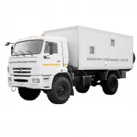 Мобильная передвижная лаборатория неразрушающего контроля на базе КамАЗ-43502 Мобильная передвижная лаборатория неразрушающего контроля на базе КамАЗ-43502