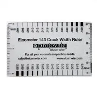 Линейка для расчета ширины трещин в бетоне Elcometer 143 Линейка для расчета ширины трещин в бетоне Elcometer 143